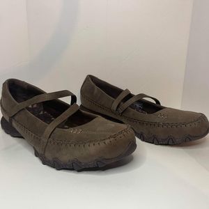Skechers Mary Jane Womens Size 10 Relaxed Fit Free Thinker Shoes Brown